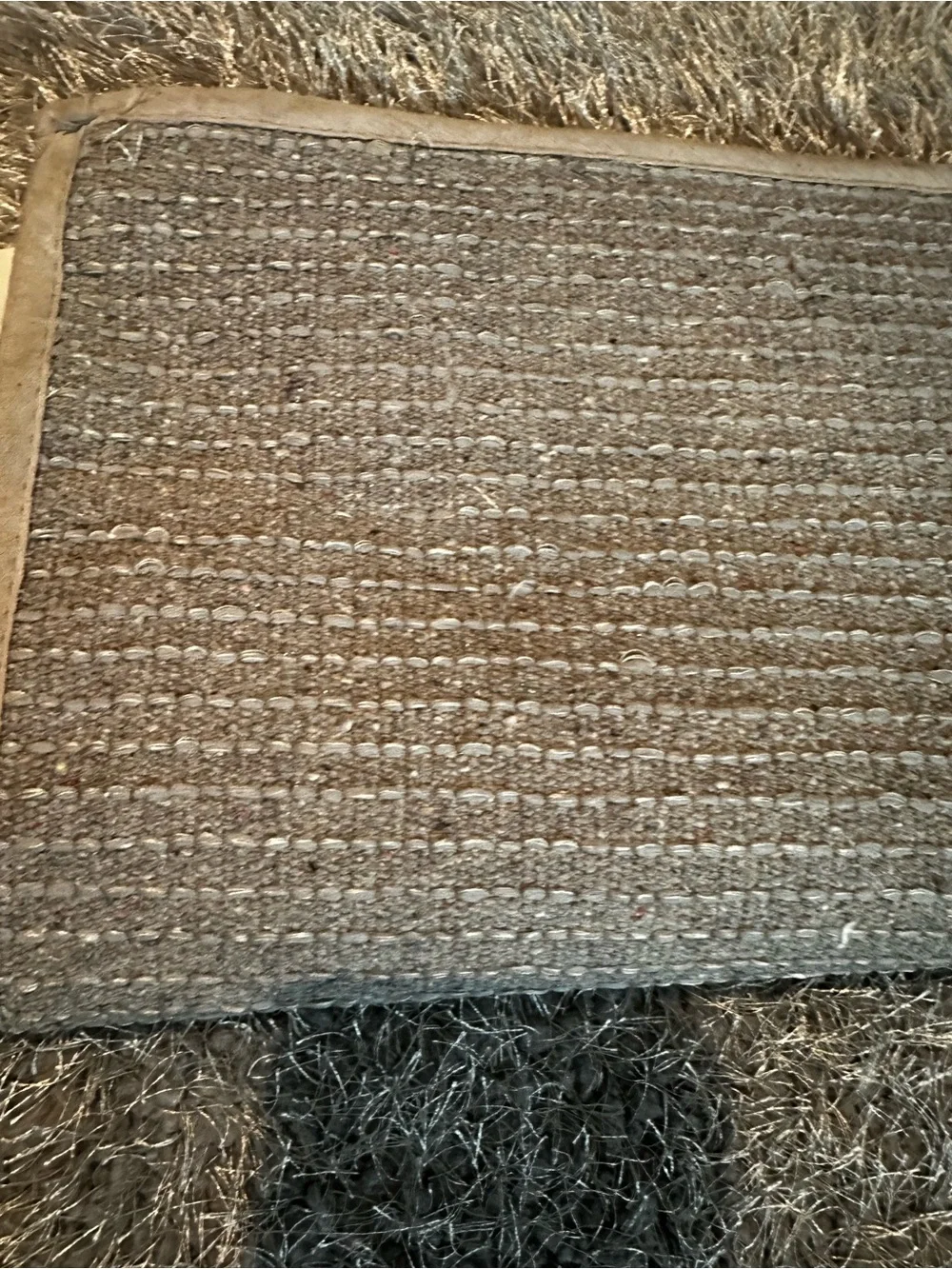 Set of 5 plush, shaggy bath rugs. NWT